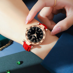 Women's Starry Sky Waterproof Belt Quartz Watch